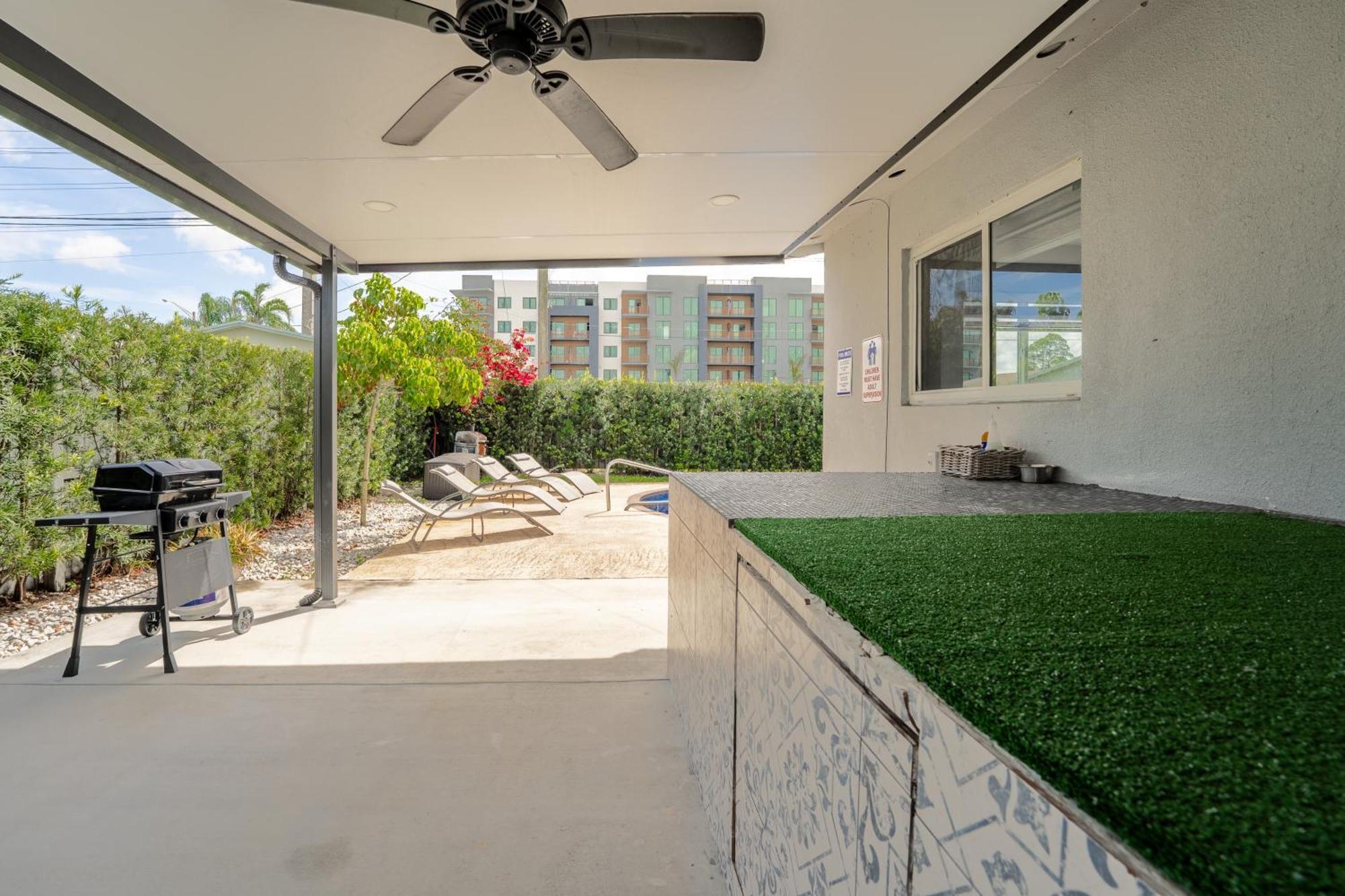 Home With A Pool Close To Beach And Fll Airport Pool Heated October- March Fort Lauderdale Exterior foto